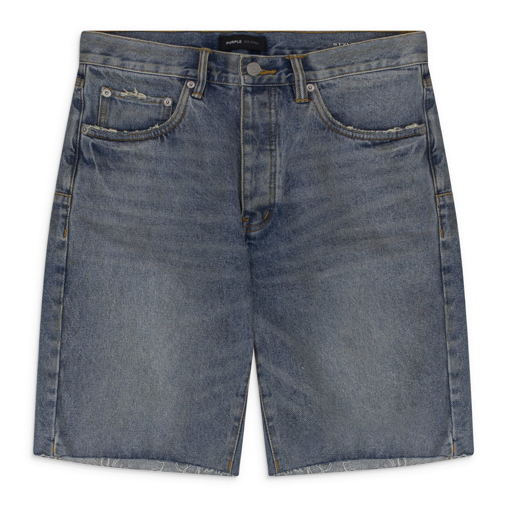 Light Indigo Cast Iron Shorts