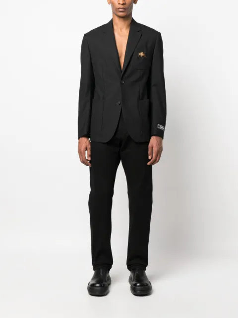 Versace wool single-breasted blazer