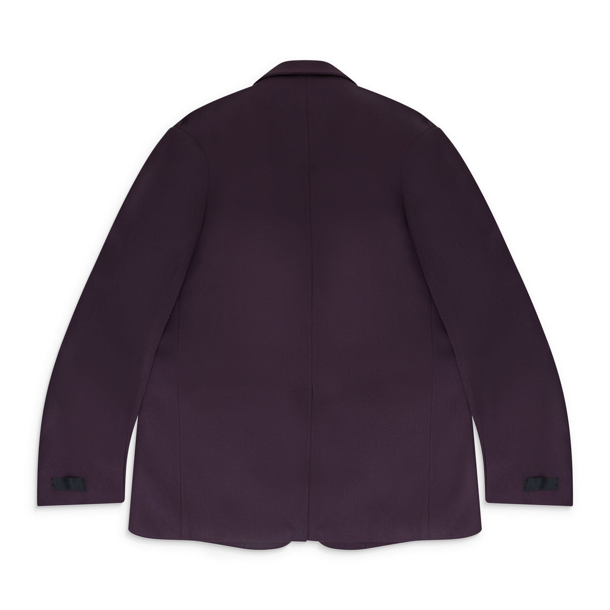 BLACK PADDED SINGLE BREAST JACKET