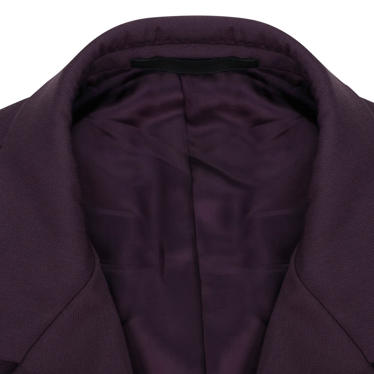 BLACK PADDED SINGLE BREAST JACKET