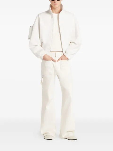 Courrèges zippered cropped jacket