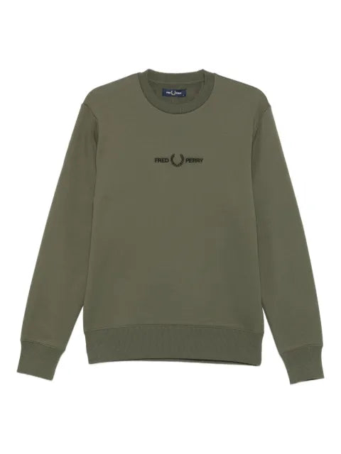 Fred Perry embroidered-logo sweatshirt