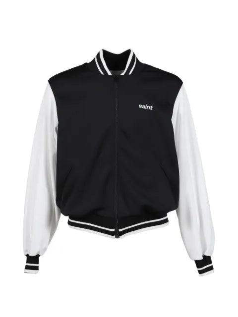 SAINT MXXXXXX rib-knit baseball jacket