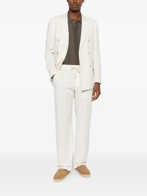 Antony Morato double-breasted slub-texture jacket