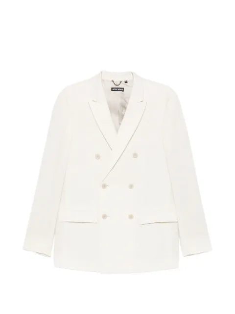 Antony Morato double-breasted slub-texture jacket