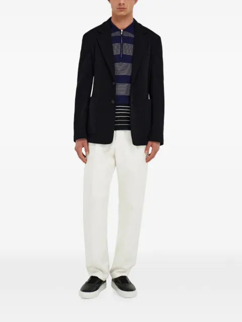 Ferragamo single-breasted jersey blazer