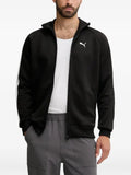 PUMA T7 logo-embroidered panelled jacket