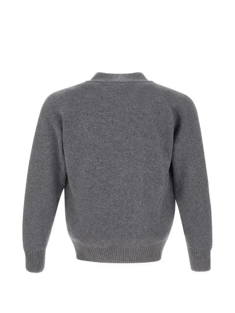 Gran Sasso ribbed-trim V-neck cardigan