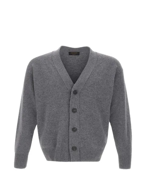Gran Sasso ribbed-trim V-neck cardigan