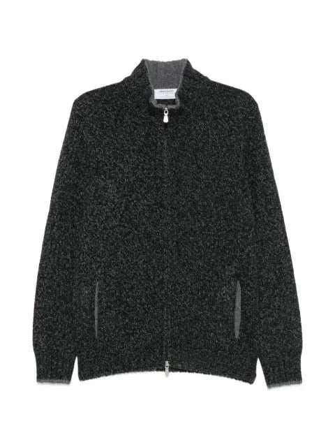 Gran Sasso zip-up wool cardigan