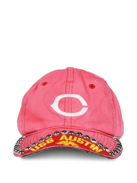 Joshua J. Scrap studded baseball cap