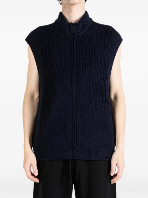 Mhl By Margaret Howell ribbed-knit zip-up vest