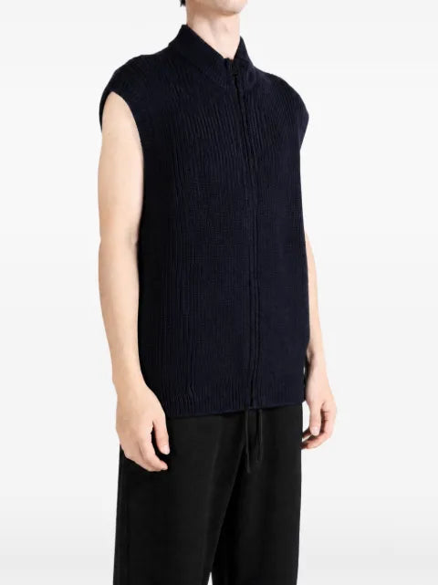 Mhl By Margaret Howell ribbed-knit zip-up vest