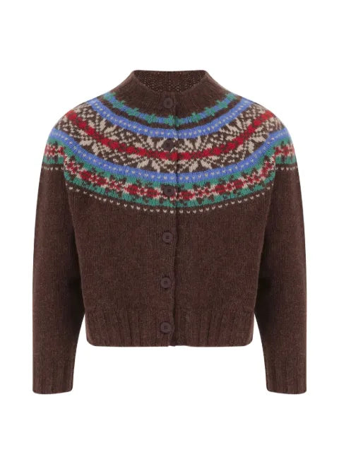 Howlin' Fair Isle virgin wool cardigan