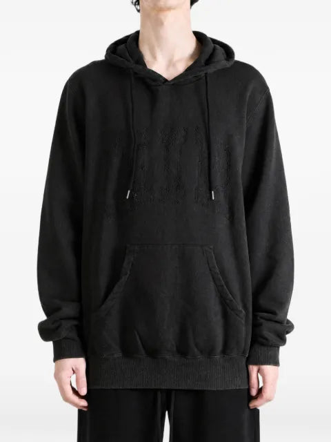 Doublet Threadless Air Embroidery drawstring hoodie