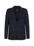 Zegna check-pattern blazer