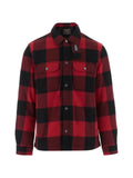 Woolrich check-pattern wool-blend shirt-jacket