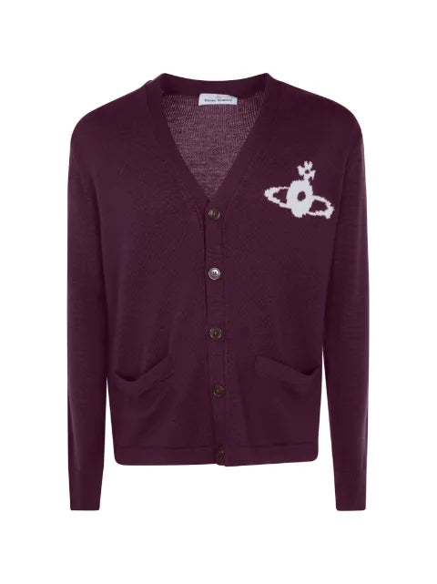 Vivienne Westwood Alex orb-motif knitted cardigan