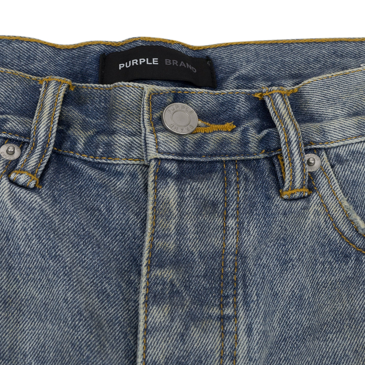 Light Indigo Cast Iron Shorts