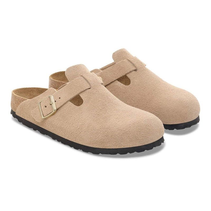 Unisex Birkenstock Boston Suede Leather Sandcastle (1030855)