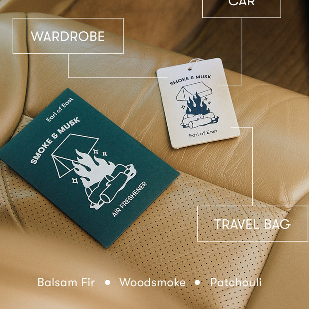 Earl of East Air Freshener: Smoke & Musk