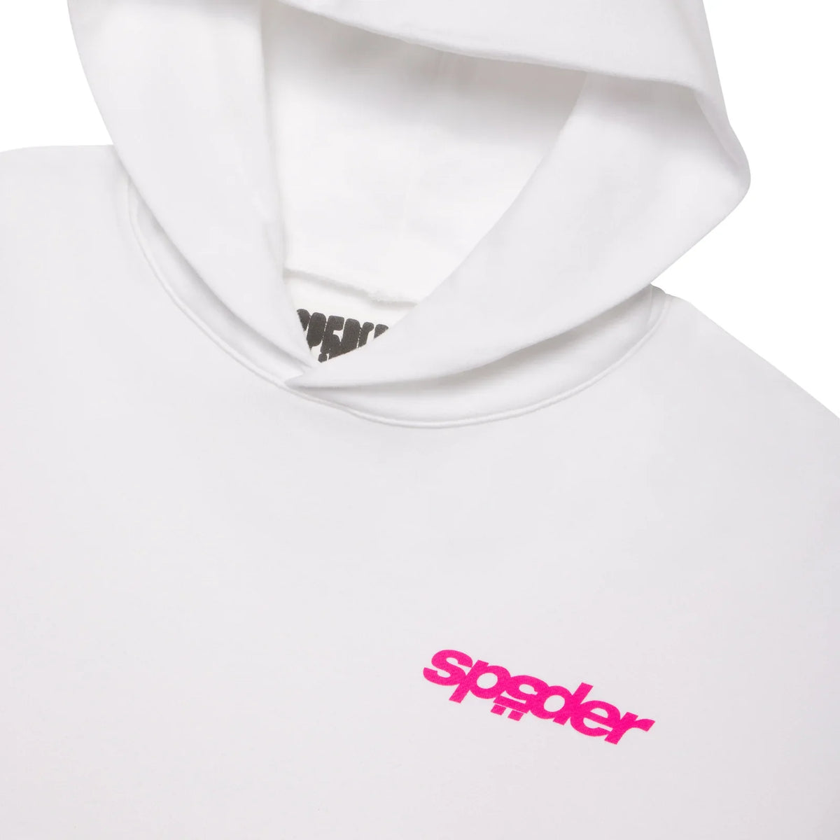 Sp5der FRACTURED LOGO HOODIE White