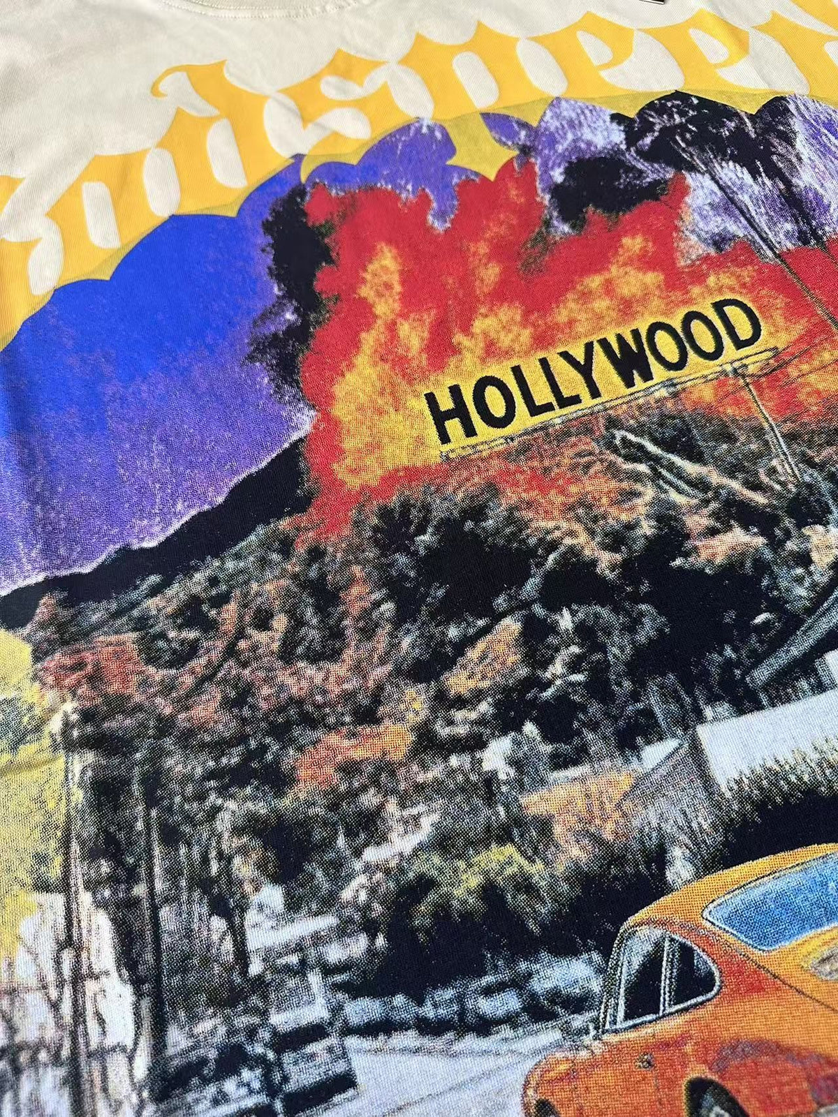 Godspeed Hollywood Car Graphic T-Shirt