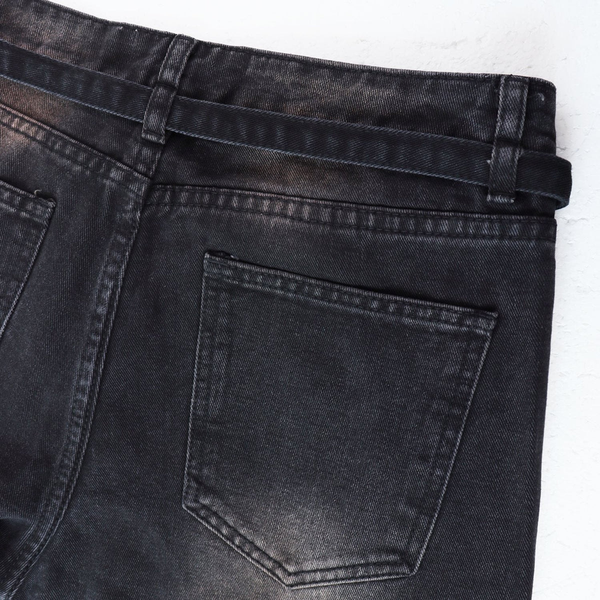 Valley Dreams Black Washed Splatter Wide-Leg Jeans