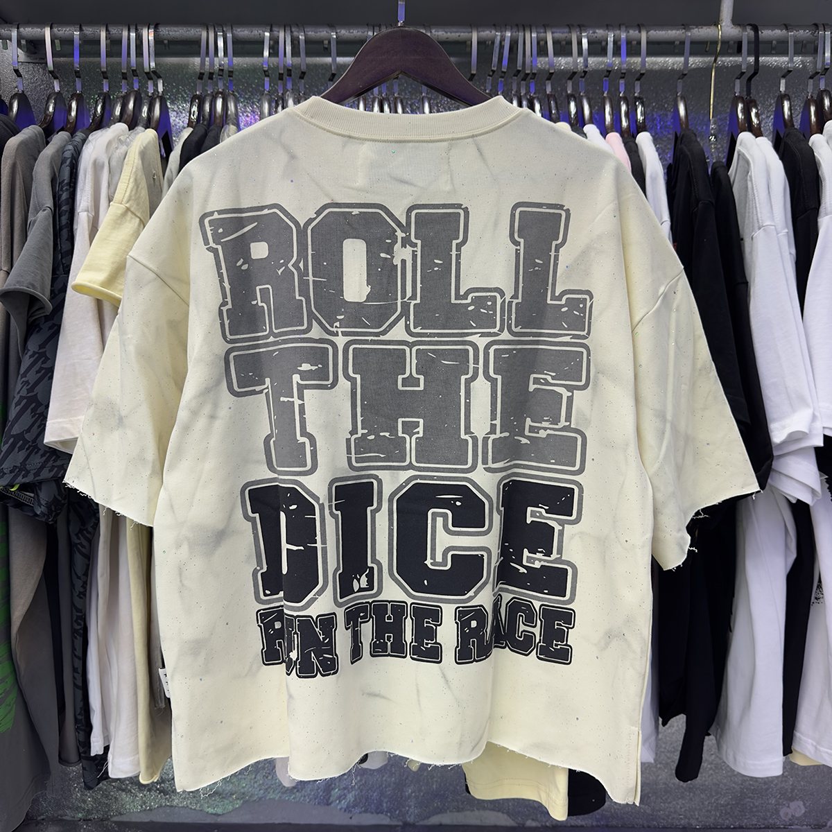 BKYS Revival Roll The Dice Car Graphic Cropped T-Shirt