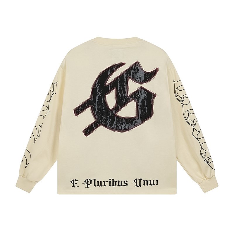 Godspeed Baseball Skeleton Graphic Long-Sleeve T-Shirt