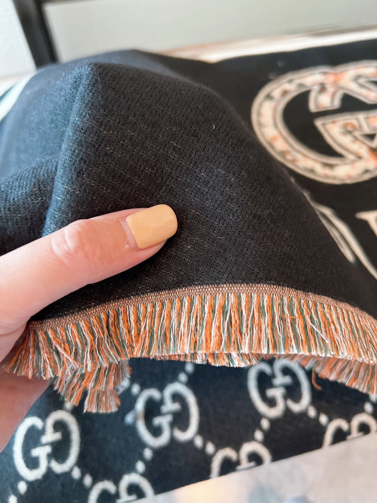 Gucci Jacquard Logo Scarf