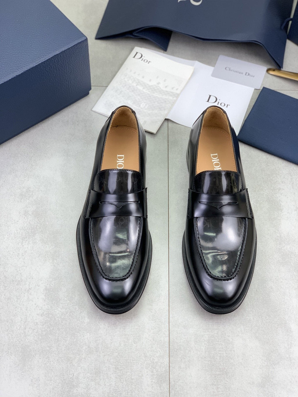 Dior Men's Black Tassel Loafers