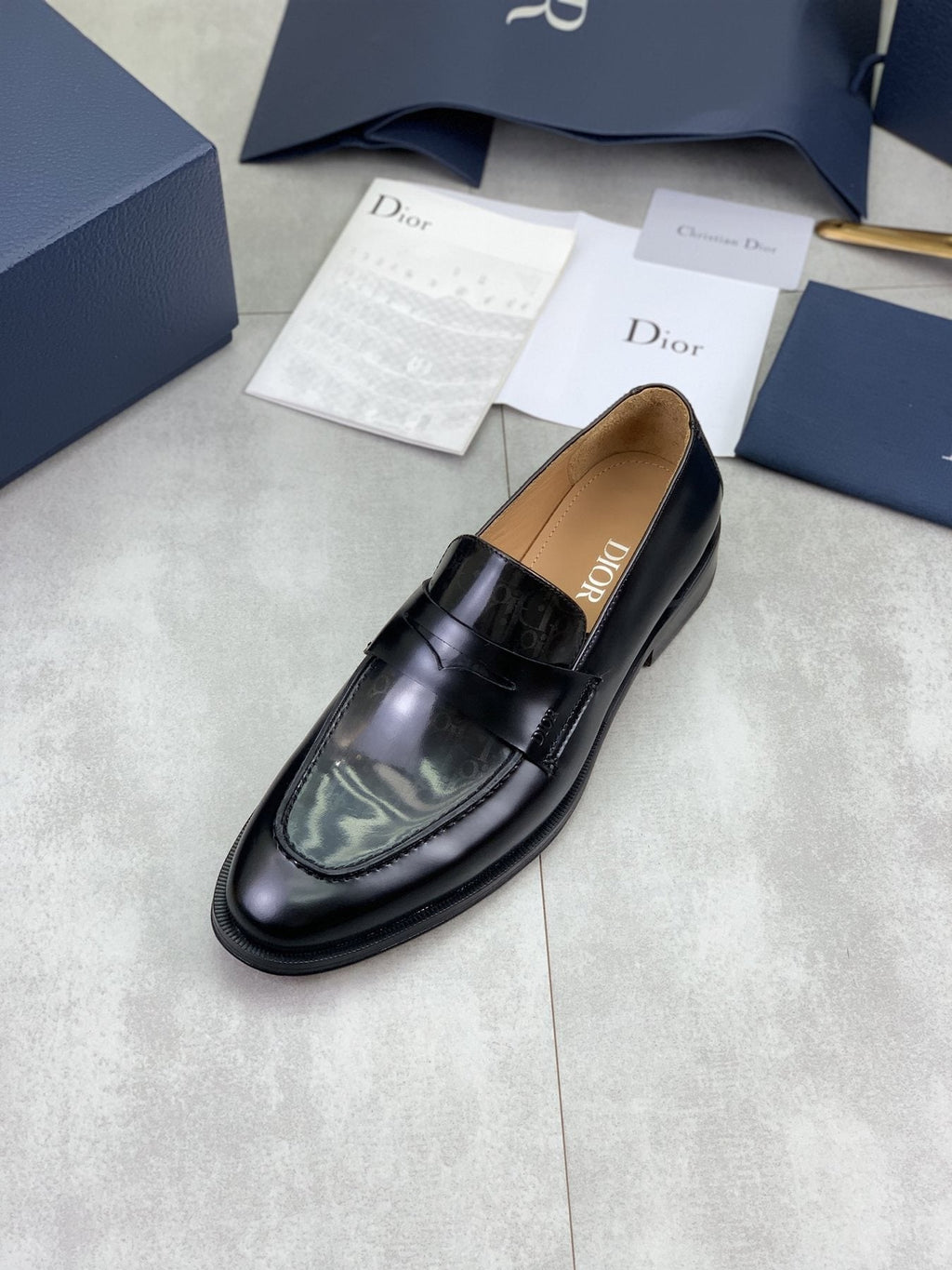 Dior Men's Black Tassel Loafers