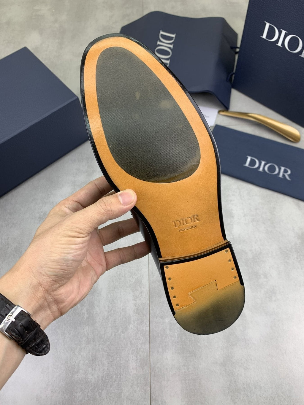Dior Men's Black Tassel Loafers