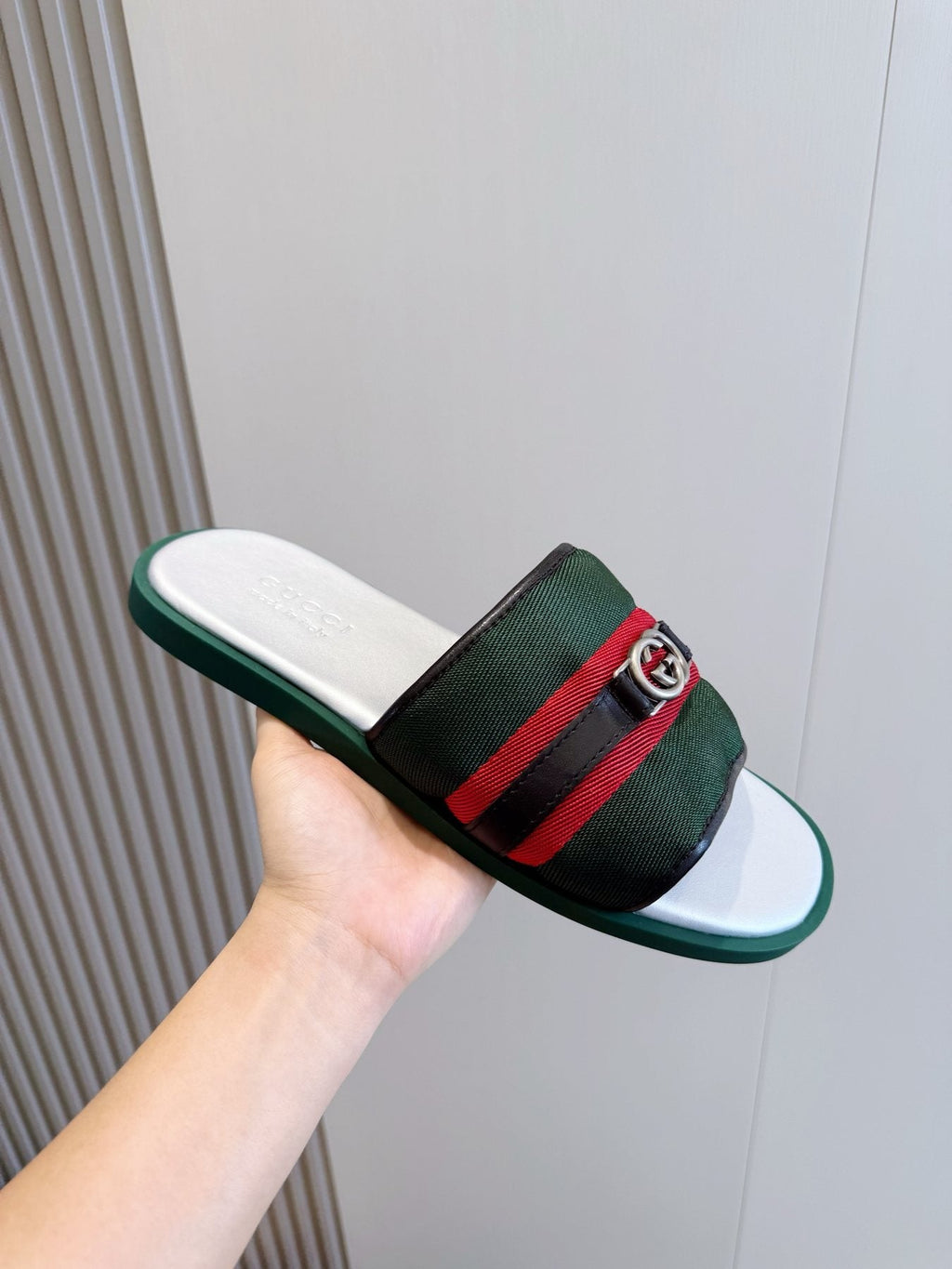 Gucci Interlocking G Slide Sandals